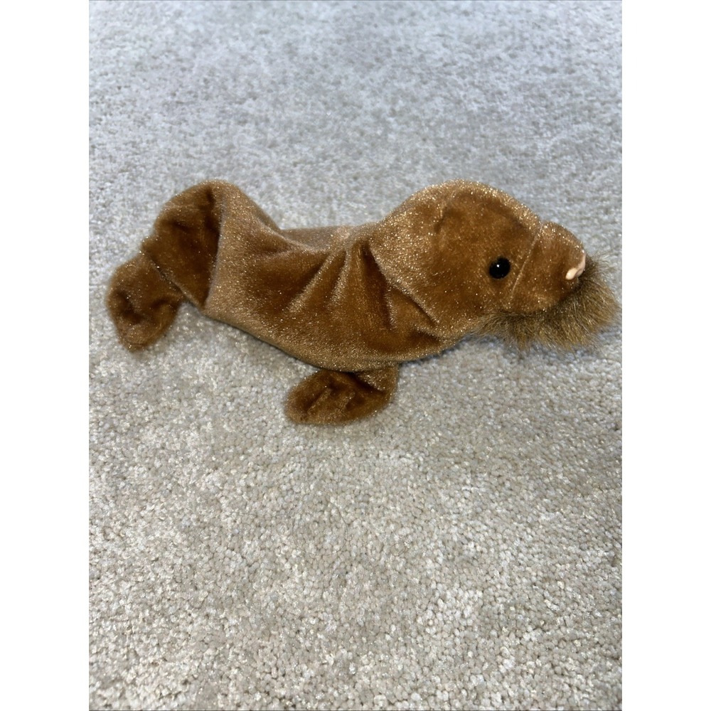 *RARE* Retired Ty Beanie Baby 1999 Paul the Walrus MINT‎ w/tags - Tag Errors
